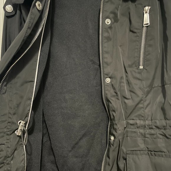 BCBGeneration Black Raincoat/Utility Jacket - Size S - Picture 6 of 9
